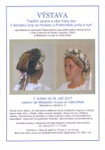 Tradiční úprava a úbor hlavy žen k lidovému kroji na Horácku a Podhorácku