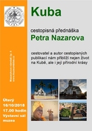 Plakat-přednáška Nazarov-Kuba